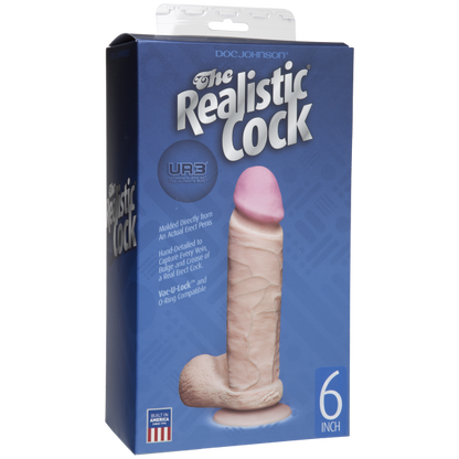 The Realistic Cock Ultraskyn 6 Inch - Beige