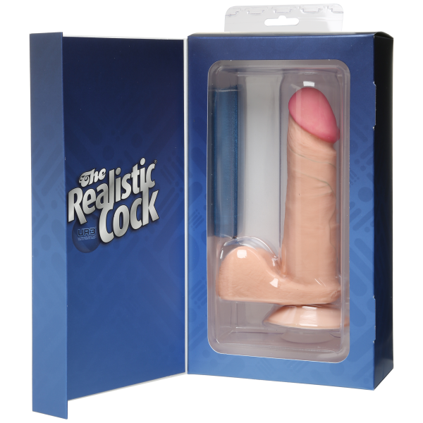 The Realistic Cock Ultraskyn 6 Inch - Beige