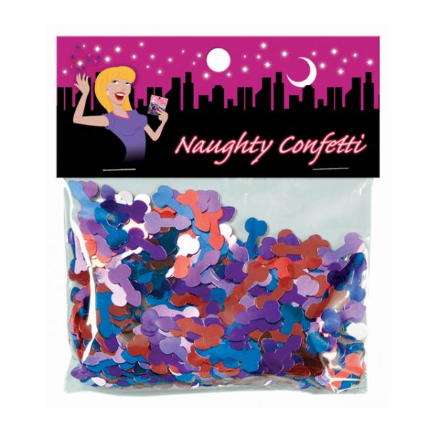 Naughty Confetti Penis Assorted Colors