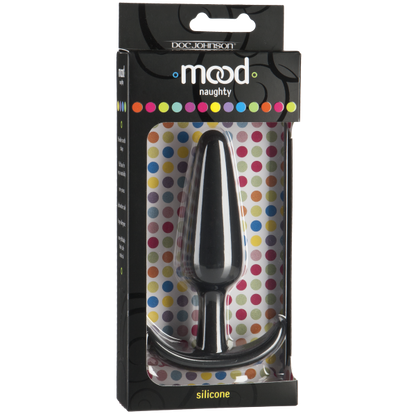 Mood Naughty Silicone Anal Plug Large Black