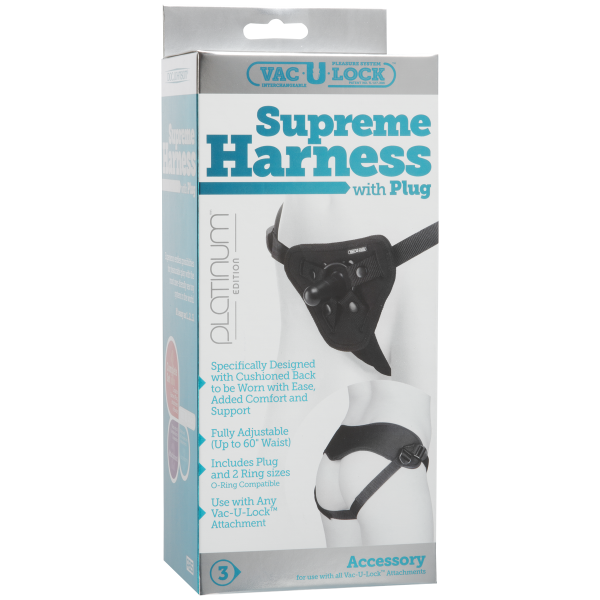 Vac-U-Lock Supreme Harness - Black