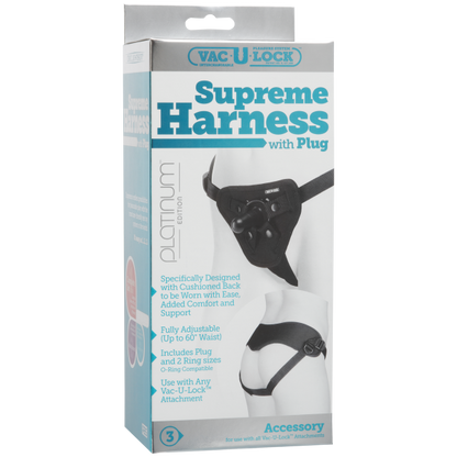 Vac-U-Lock Supreme Harness - Black