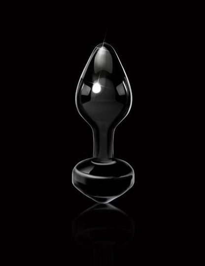 Icicles No. 44 Black Glass Butt Plug