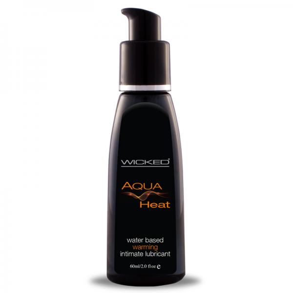 Wicked Aqua Heat Waterbased Warming Sensation Lubricant 2oz.