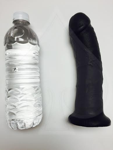 King C*ck 8 Inch Dildo - Black