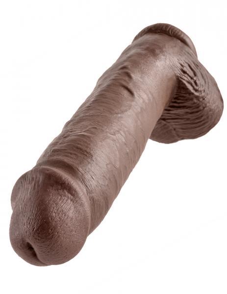 King Cock 11in Cock - Brown