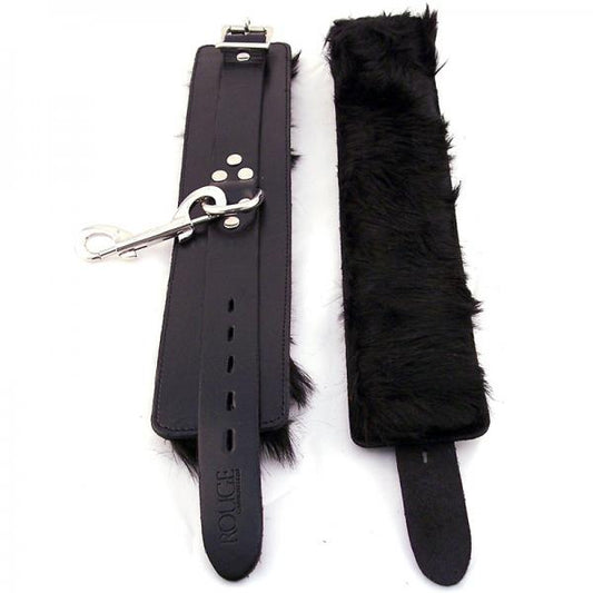 Rouge Wrist Cuffs, Fur Black