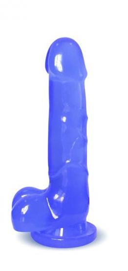 Sweet N Hard #4 Dong With Suction Cup & Balls Blue