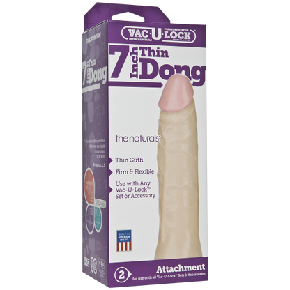 Vac-U-Lock 7in Thin Dong - Beige