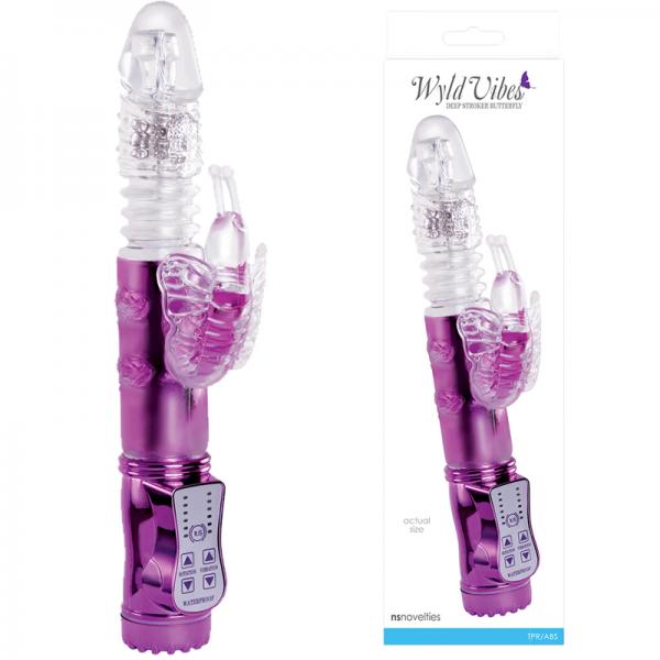 Wyld Vibes Butterfly Purple Rabbit Vibrator