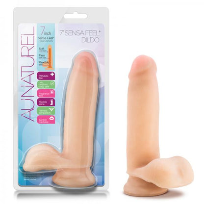 Au Naturel 7 inches Sensa Feel Dildo Beige