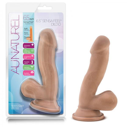 Au Naturel 6.5 inches Sensa Feel Dildo Tan Latin