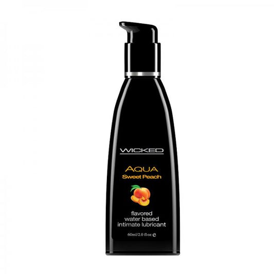 Wicked Aqua Sweet Peach Flavored Lubricant 2oz