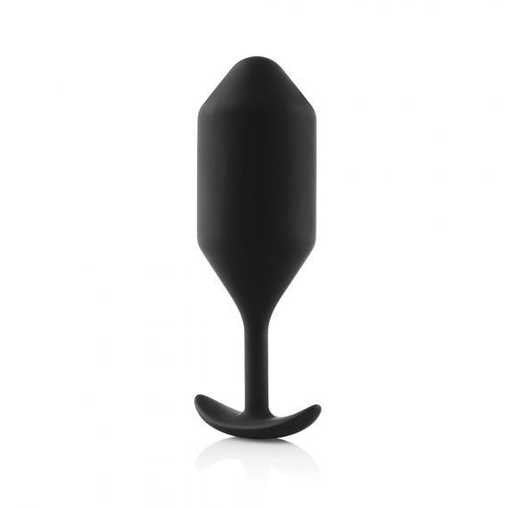 B-Vibe Snug Plug 4 Black 9oz Weight