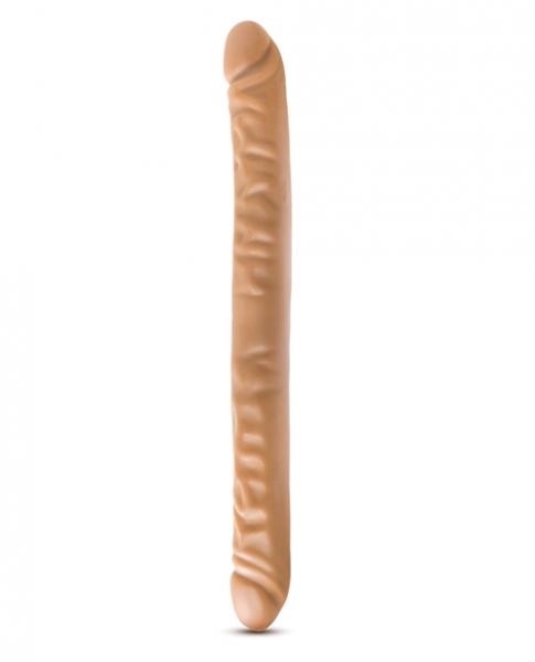 Dr Skin 18 inches Double Dildo Mocha Tan