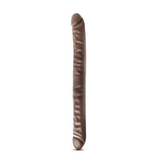 Dr Skin 18 inches Double Dildo Brown